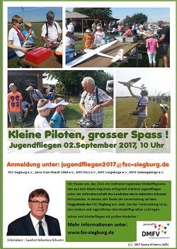 Jugendmodellfliegen 02.09.2016 Landrat Rhein-Sieg-Kreis